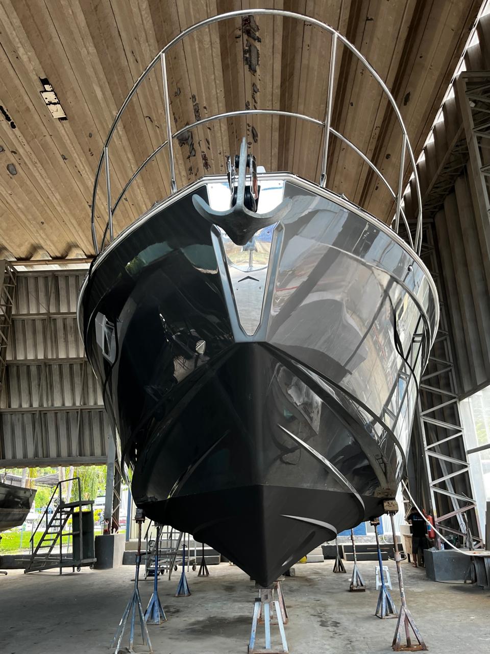 Acabamento de casco com alto padrão